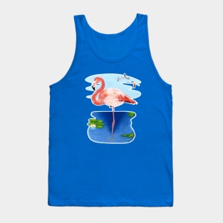 Majestic Greater Flamingo Tank Top